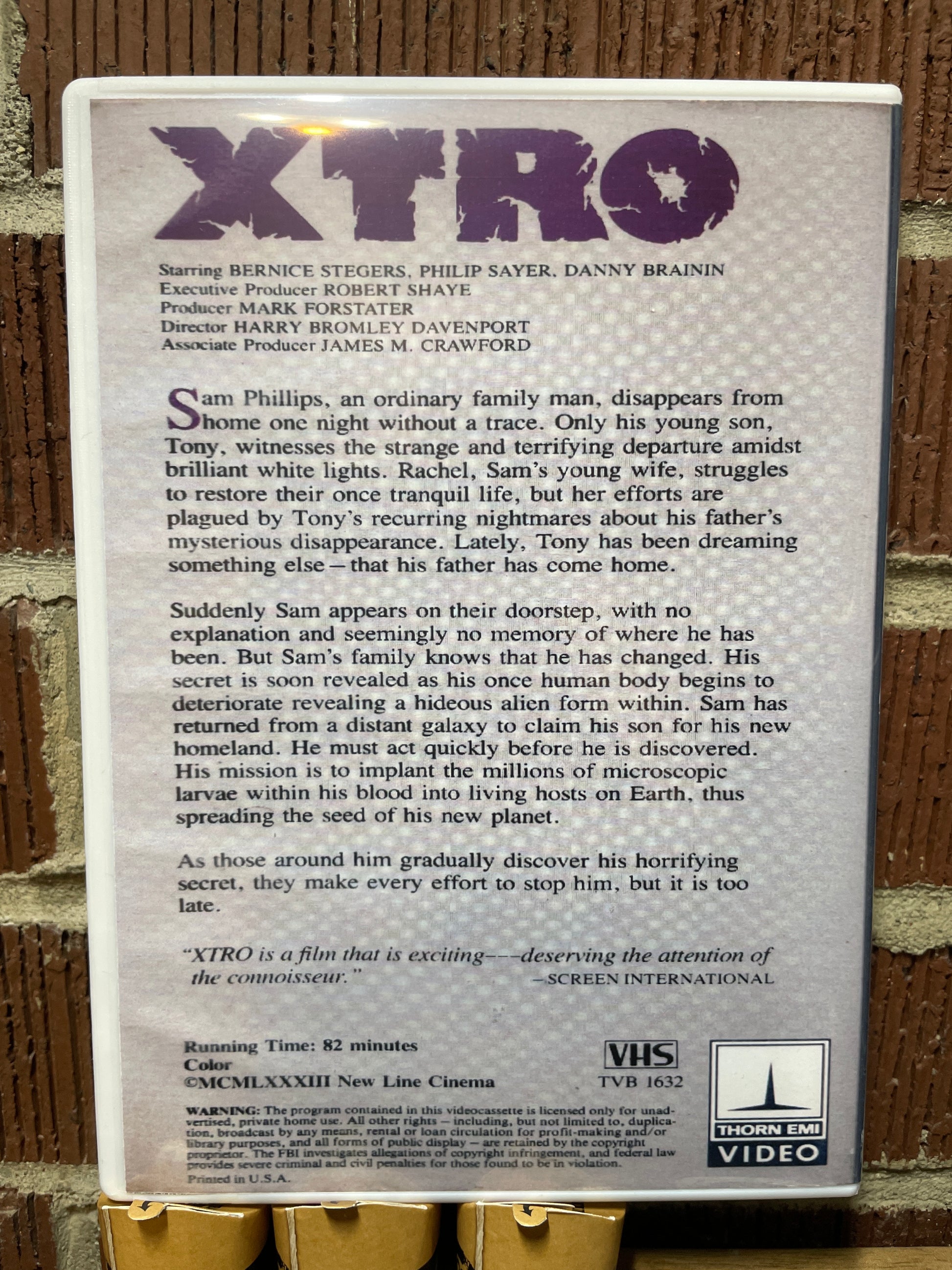 Xtro DVD Cult Horror