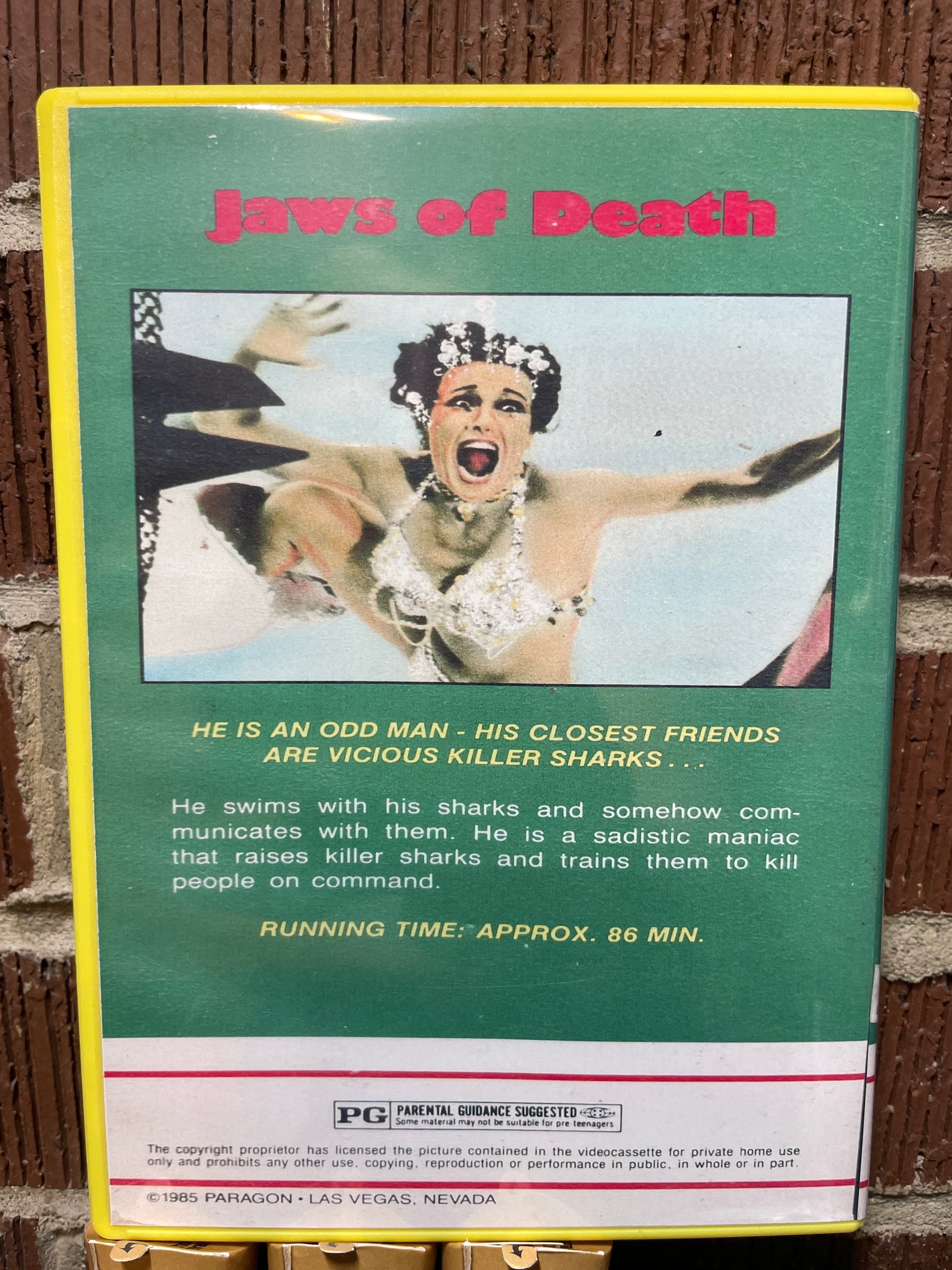 Jaws Of Death DVD Cult Horror