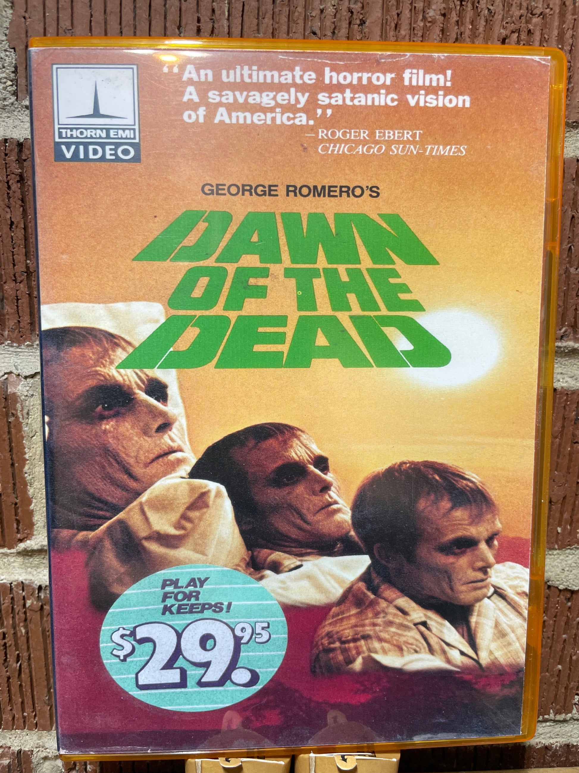 Dawn Of The Dead DVD Cult Horror