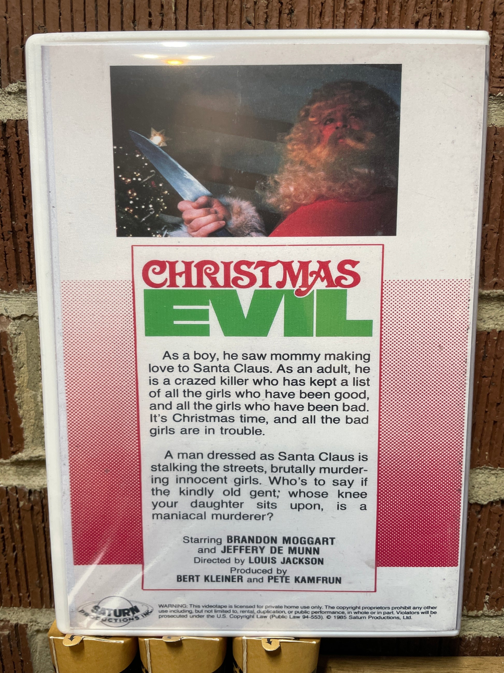 Christmas Evil DVD Cult Horror