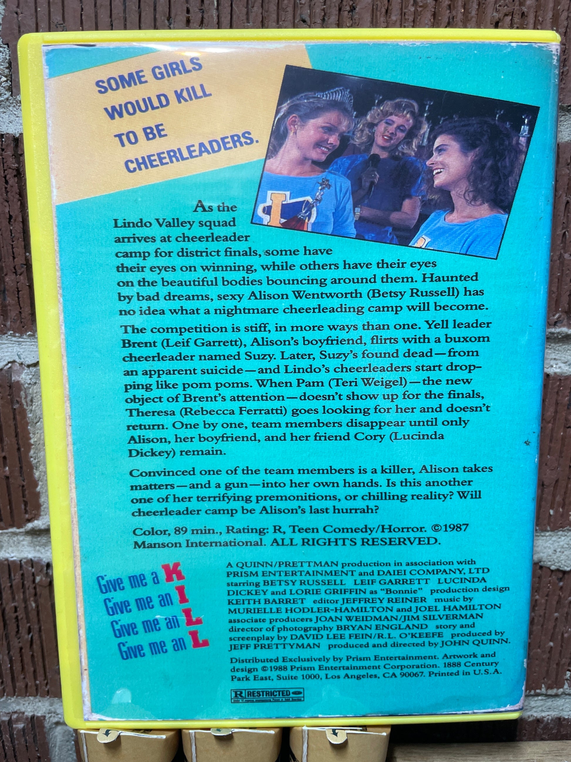 Cheerleader Camp DVD Cult Horror