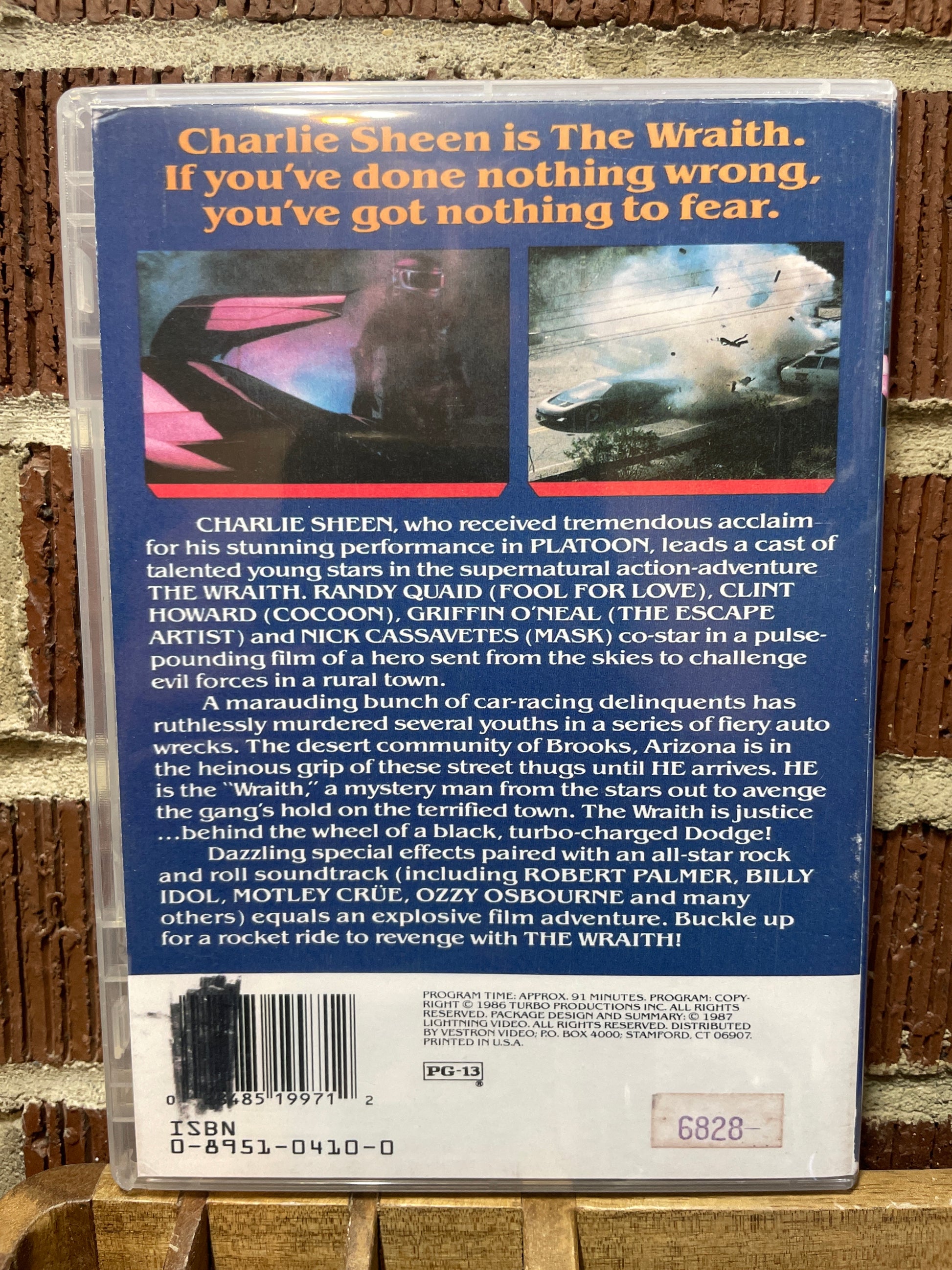 The Wraith DVD Cult Horror