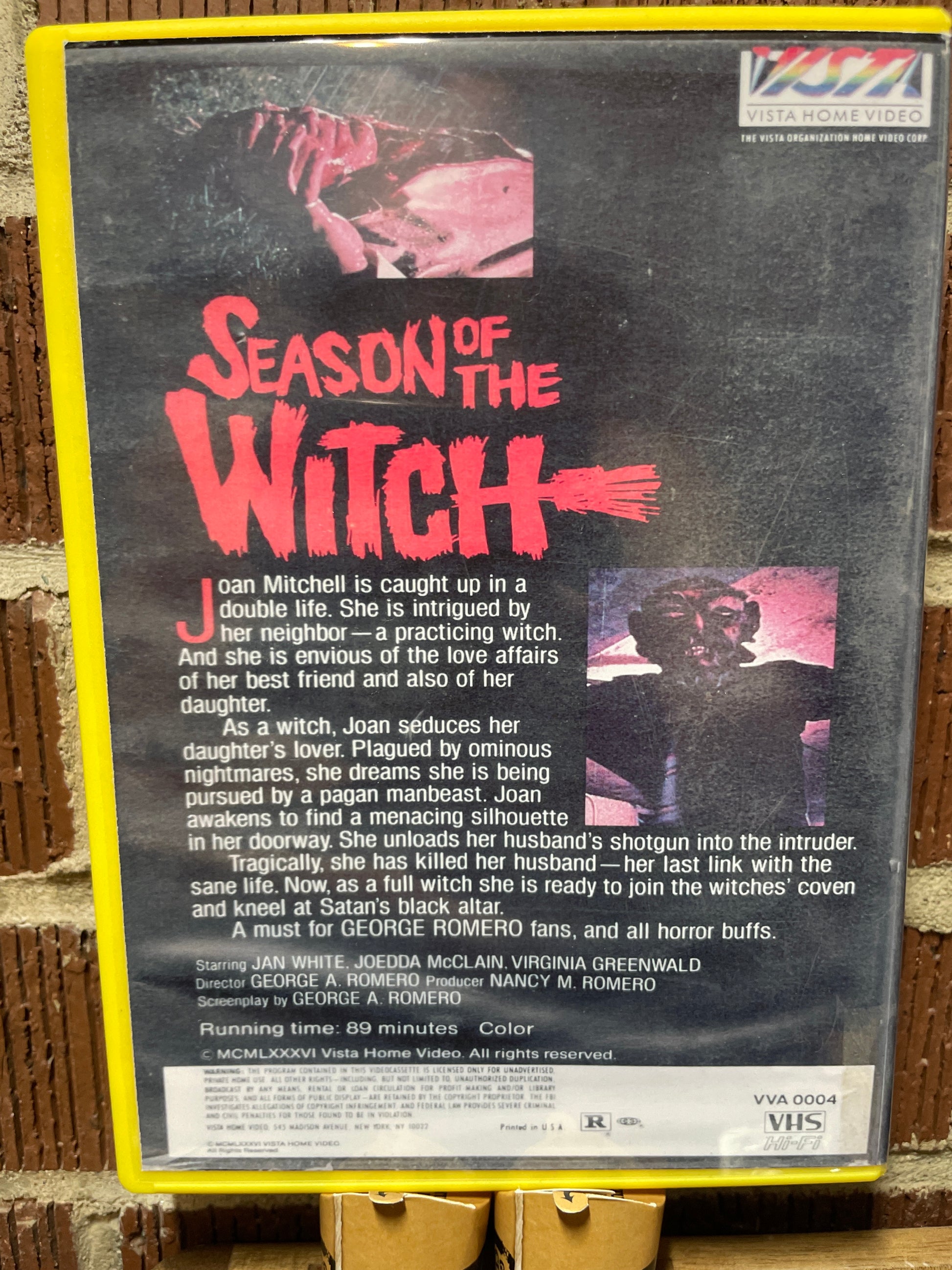 Season Of The Witch DVD Cult Horror