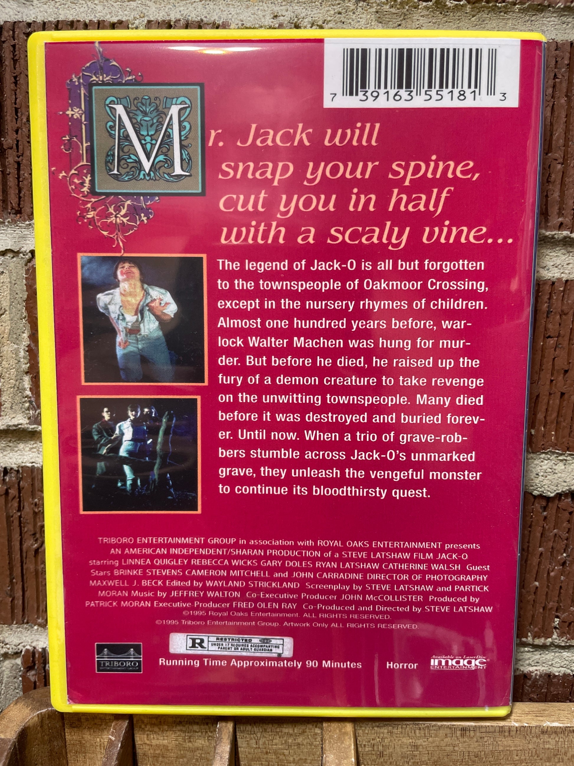Jack-O DVD Cult Horror