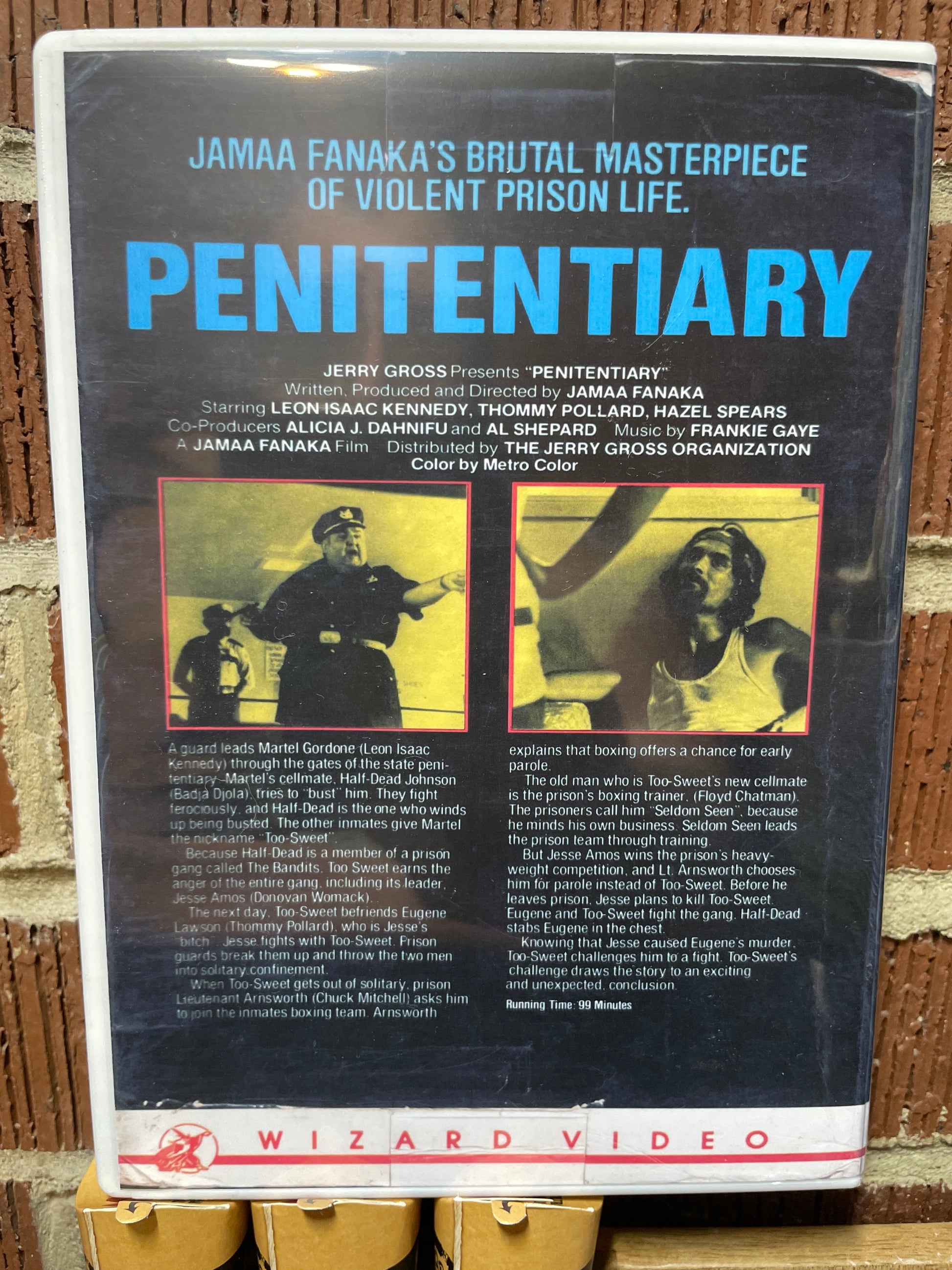 Penitentiary DVD Cult Horror