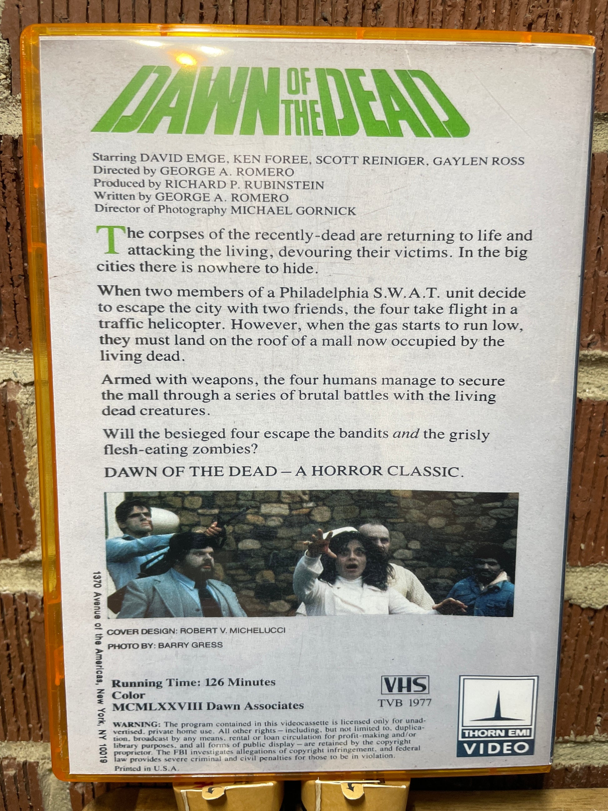Dawn Of The Dead DVD Cult Horror