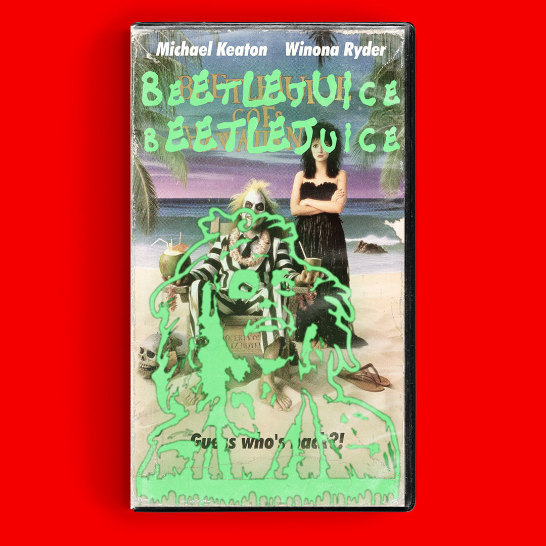 Beetlejuice Beetlejuice VHS Artifact Horror Comedy