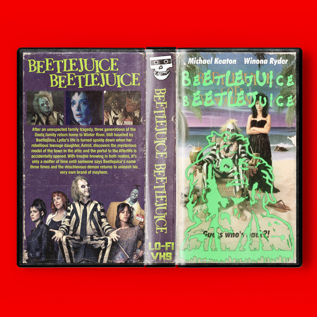 Beetlejuice Beetlejuice VHS Artifact Horror Comedy