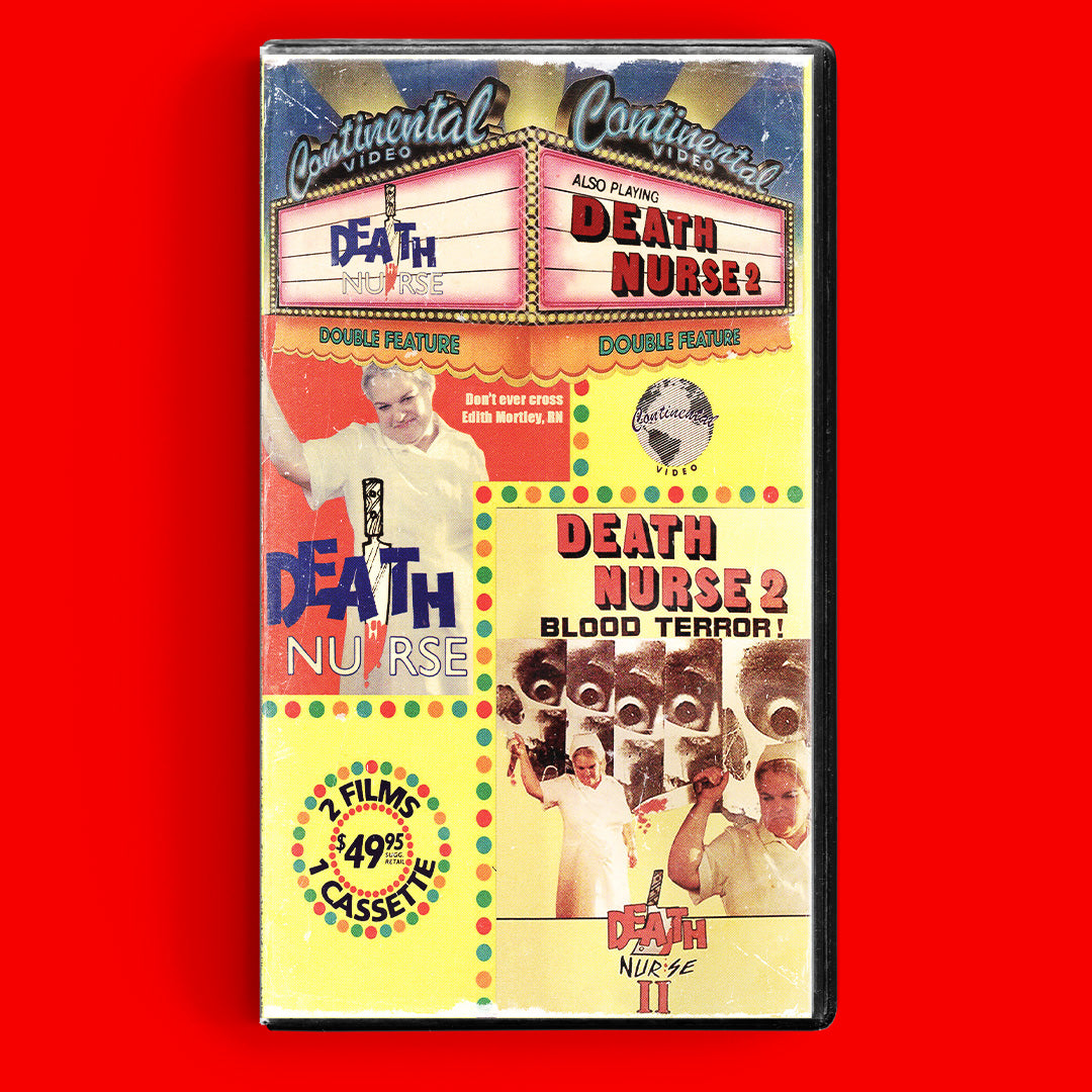 Death Nurse Double Feature VHS Artifact Horror Cult