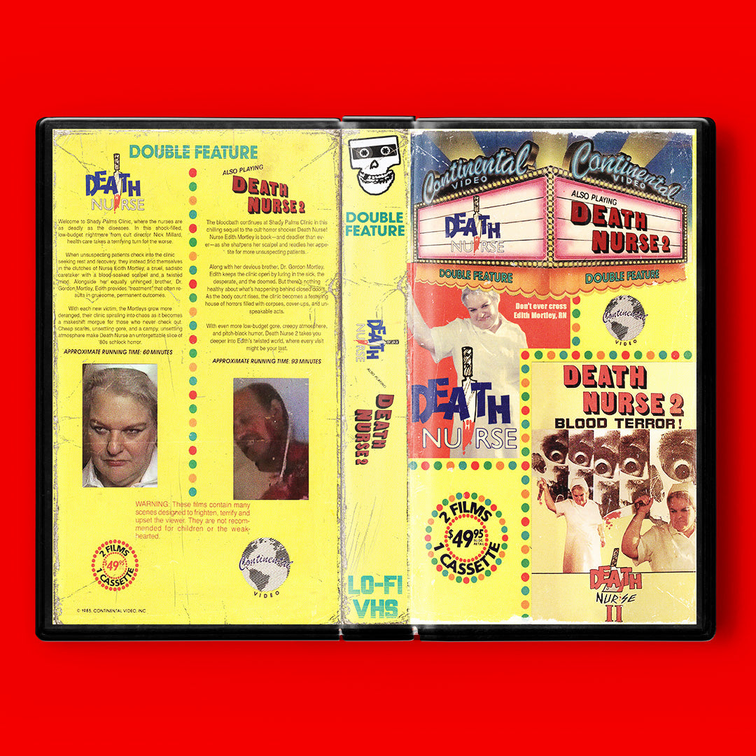 Death Nurse Double Feature VHS Artifact Horror Cult
