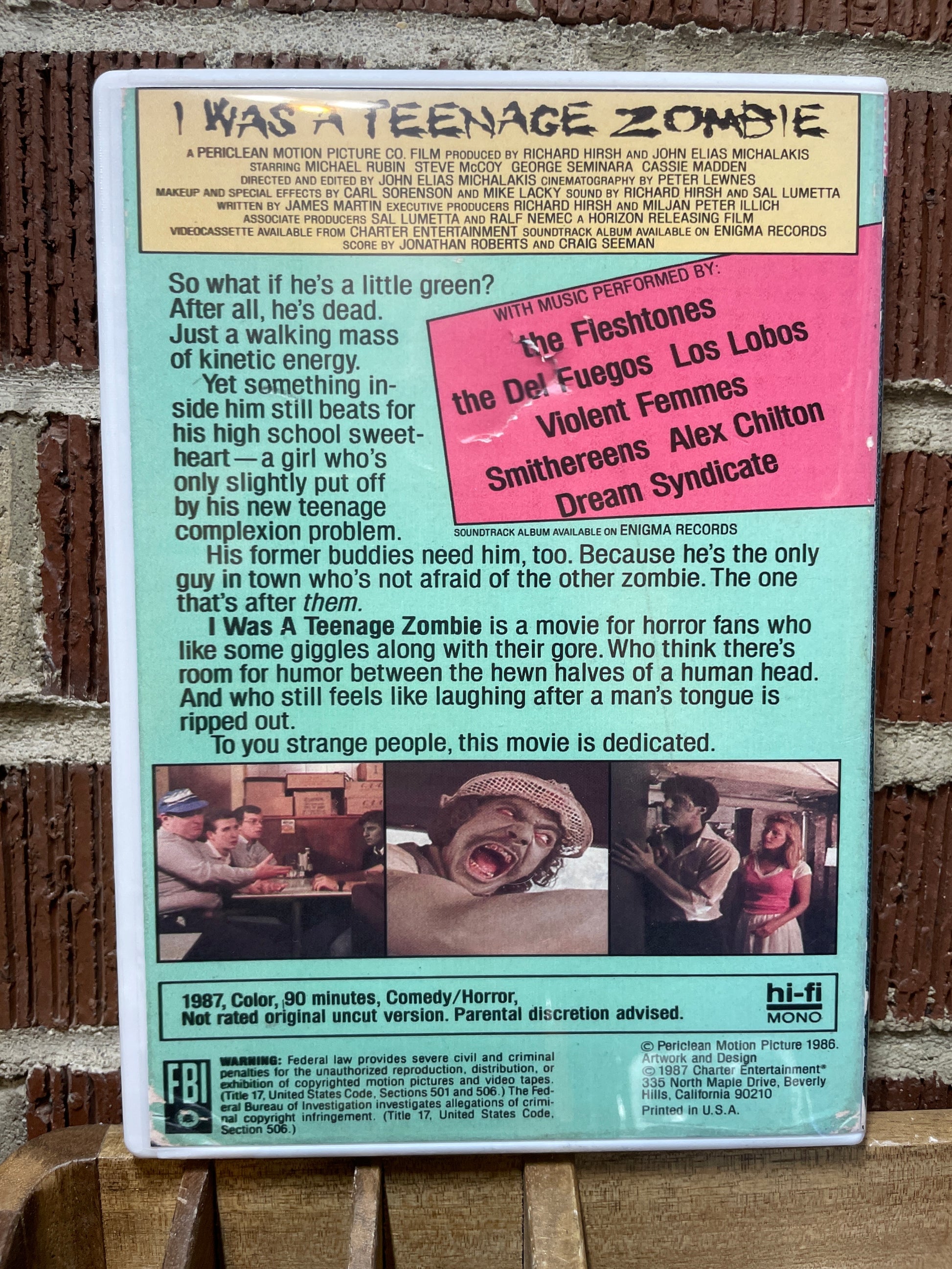 I Was A Teenage Zombie DVD Cult Horror