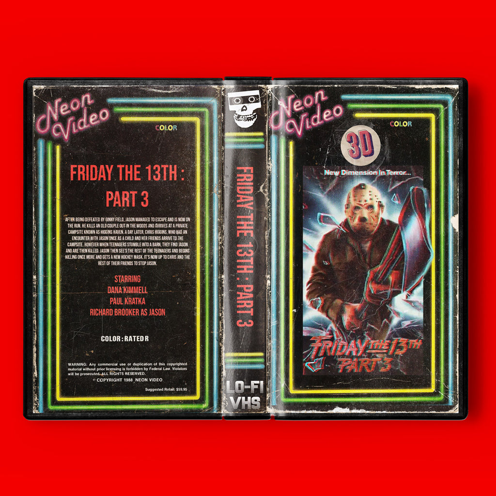 Friday The 13th Part 3 in 3D VHS Artifact Horror