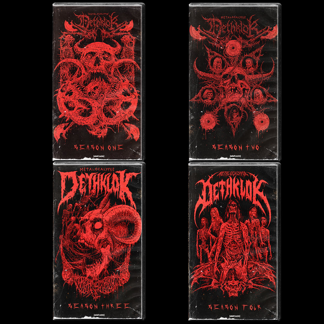 Metalocalypse Seasons 1-4 Set VHS Artifact Animated