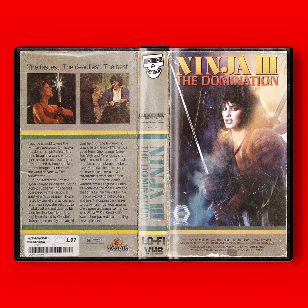 Ninja lll The Domination VHS Artifact Martial Arts