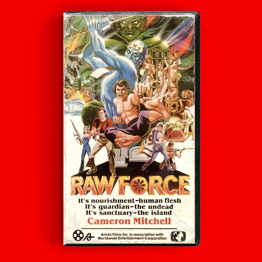 Raw Force VHS Artifact Horror Martial Arts