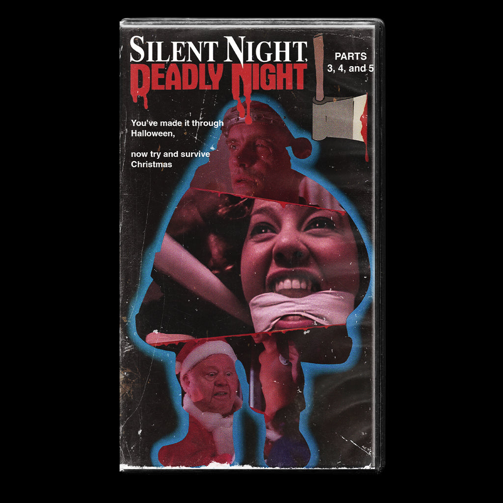 Silent Night Deadly Night Triple Feature VHS Artifact Horror