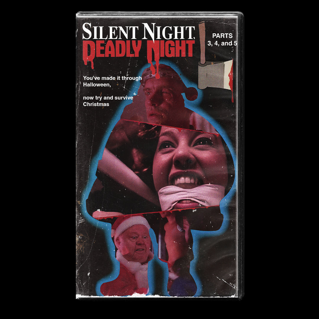 Silent Night Deadly Night Triple Feature VHS Artifact Horror