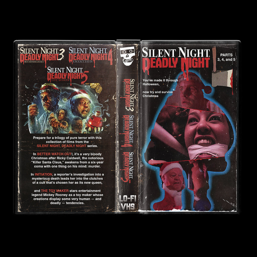 Silent Night Deadly Night Triple Feature VHS Artifact Horror