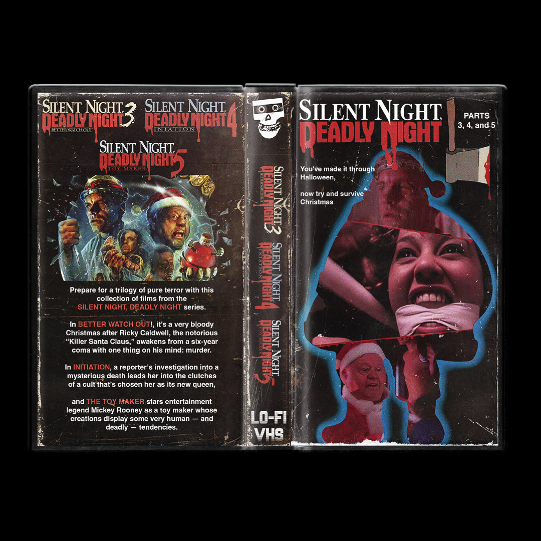 Silent Night Deadly Night Triple Feature VHS Artifact Horror