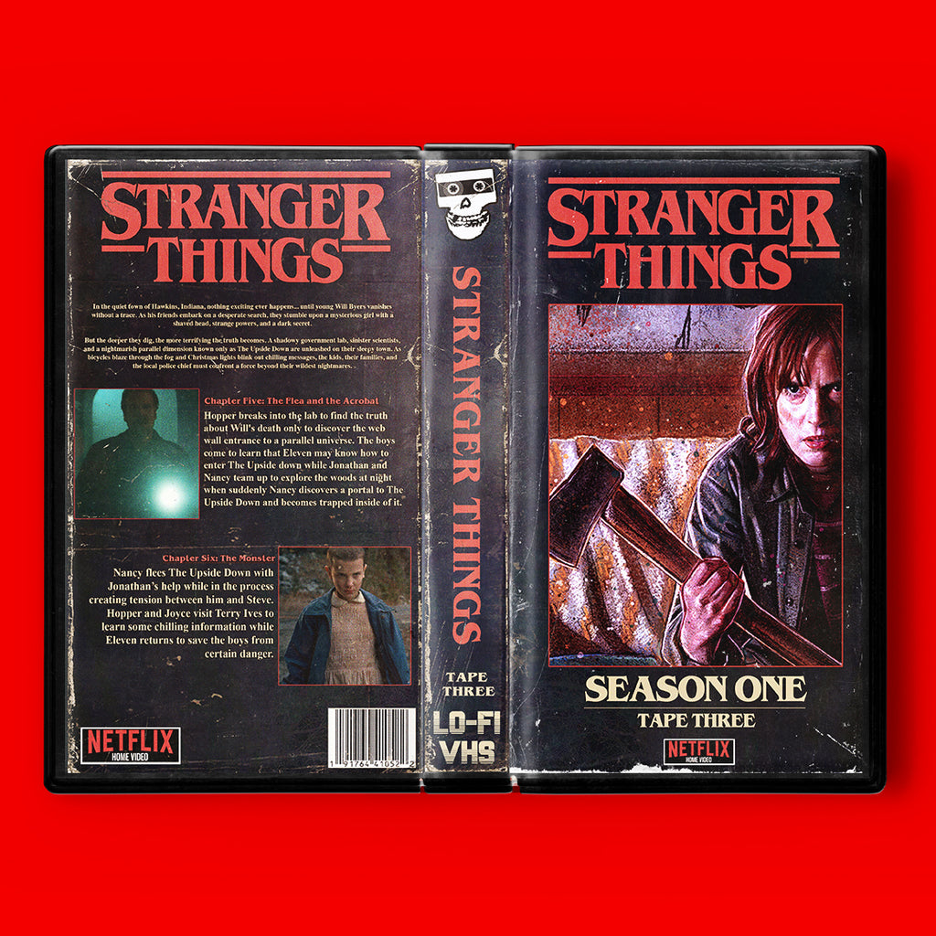 Stranger Things Season One Complete Set VHS Artifact