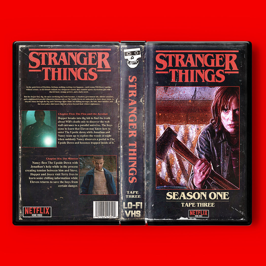 Stranger Things Season One Complete Set VHS Artifact