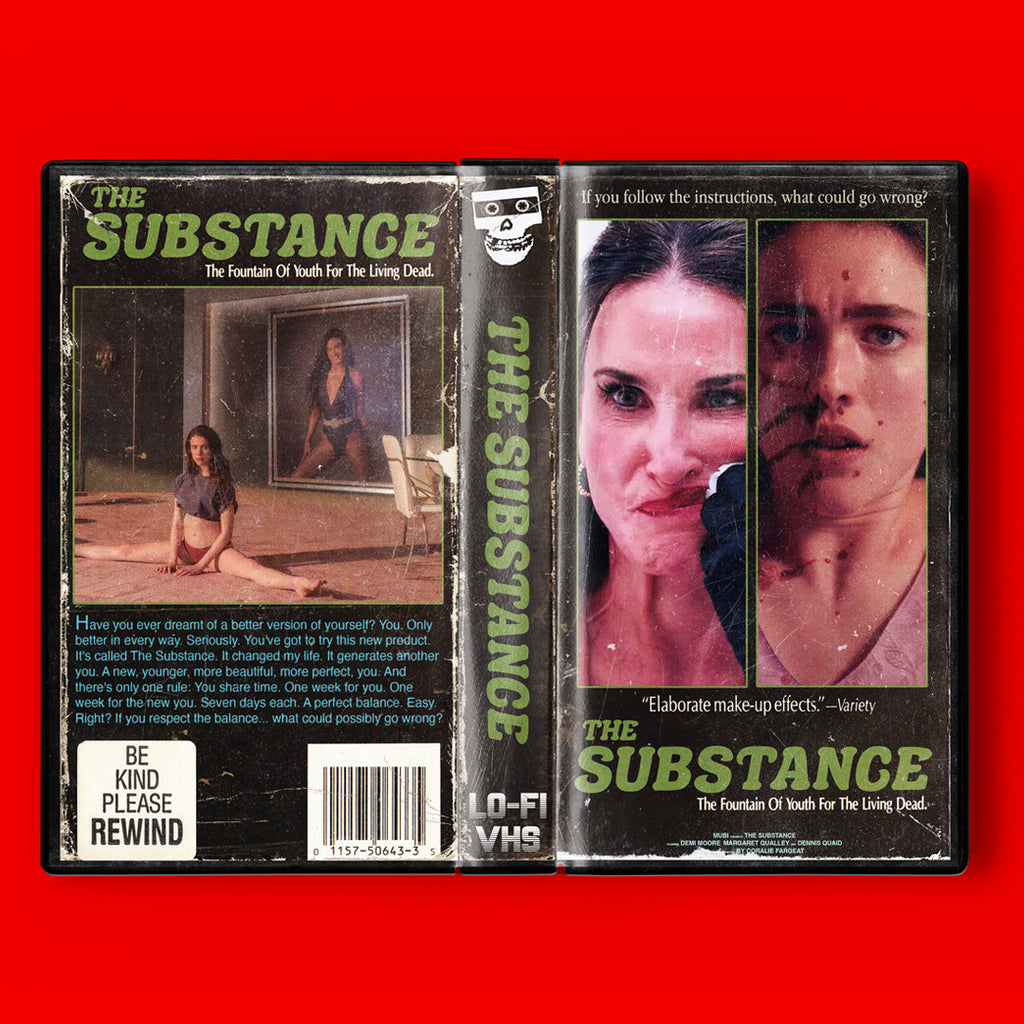 The Substance VHS Artifact Body Horror