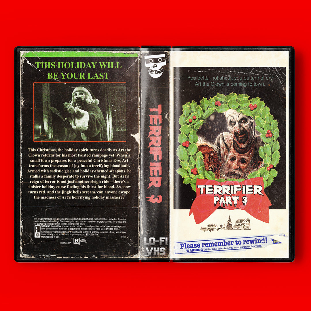 Terrifier 3 VHS Artifact Horror