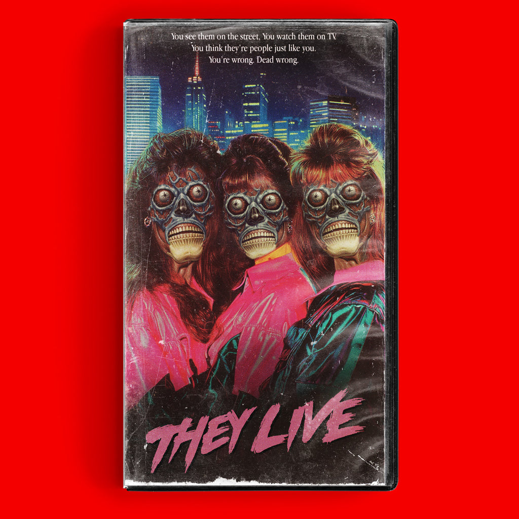 They Live VHS Artifact Horror