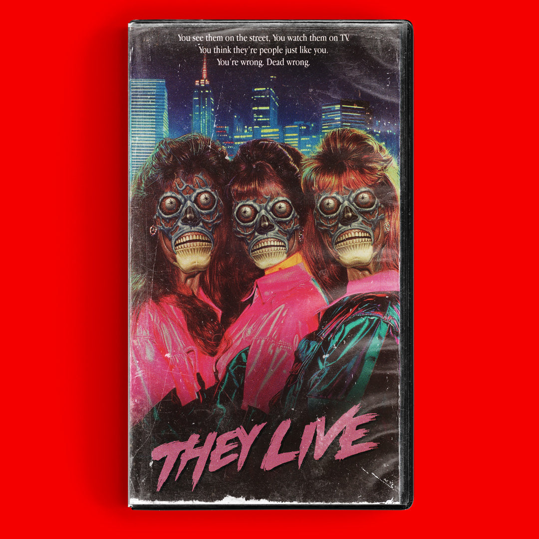 They Live VHS Artifact Horror