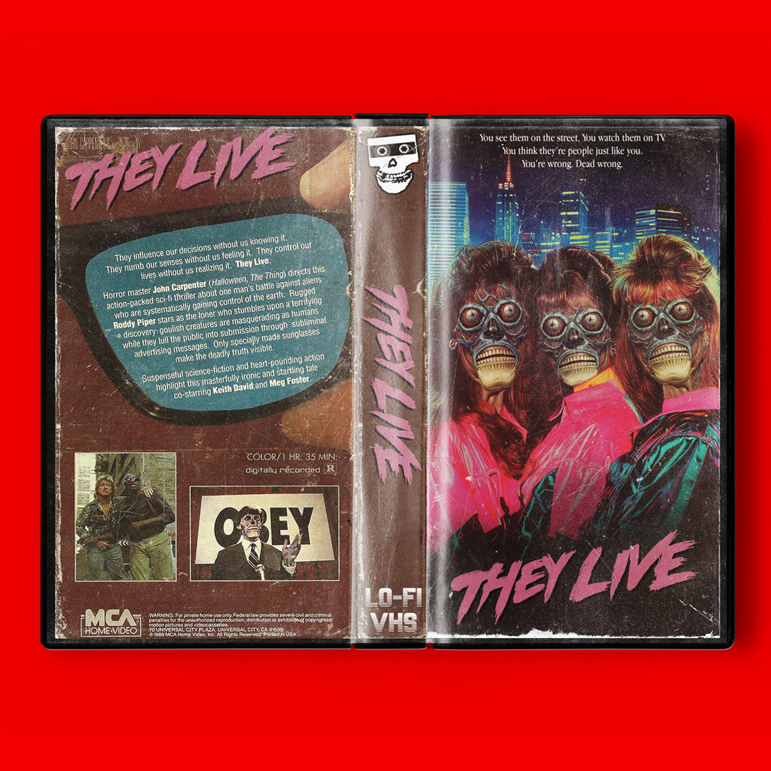 They Live VHS Artifact Horror