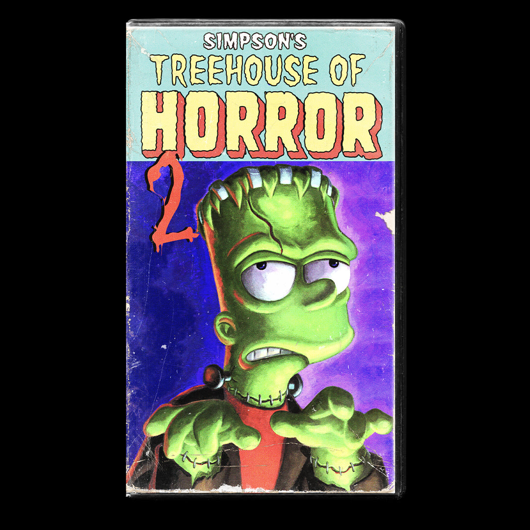 The Simpsons Treehouse Of Horror Vol. Two VHS Artifact Animated