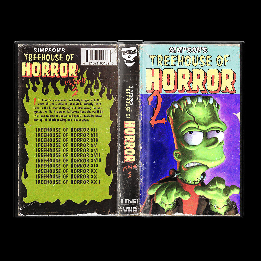 The Simpsons Treehouse Of Horror Vol. Two VHS Artifact Animated