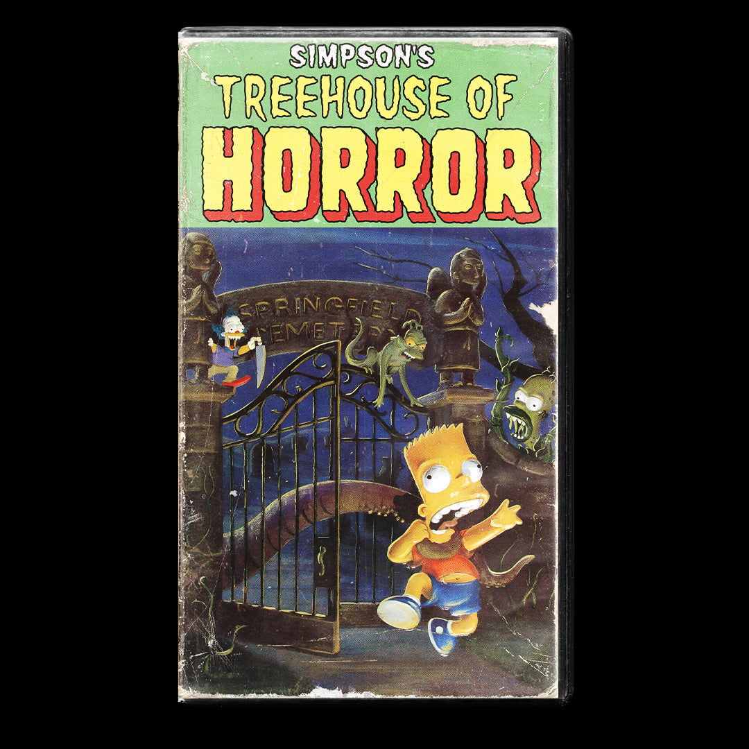 The Simpsons Treehouse Of Horror Vol. One VHS Artifact Animated